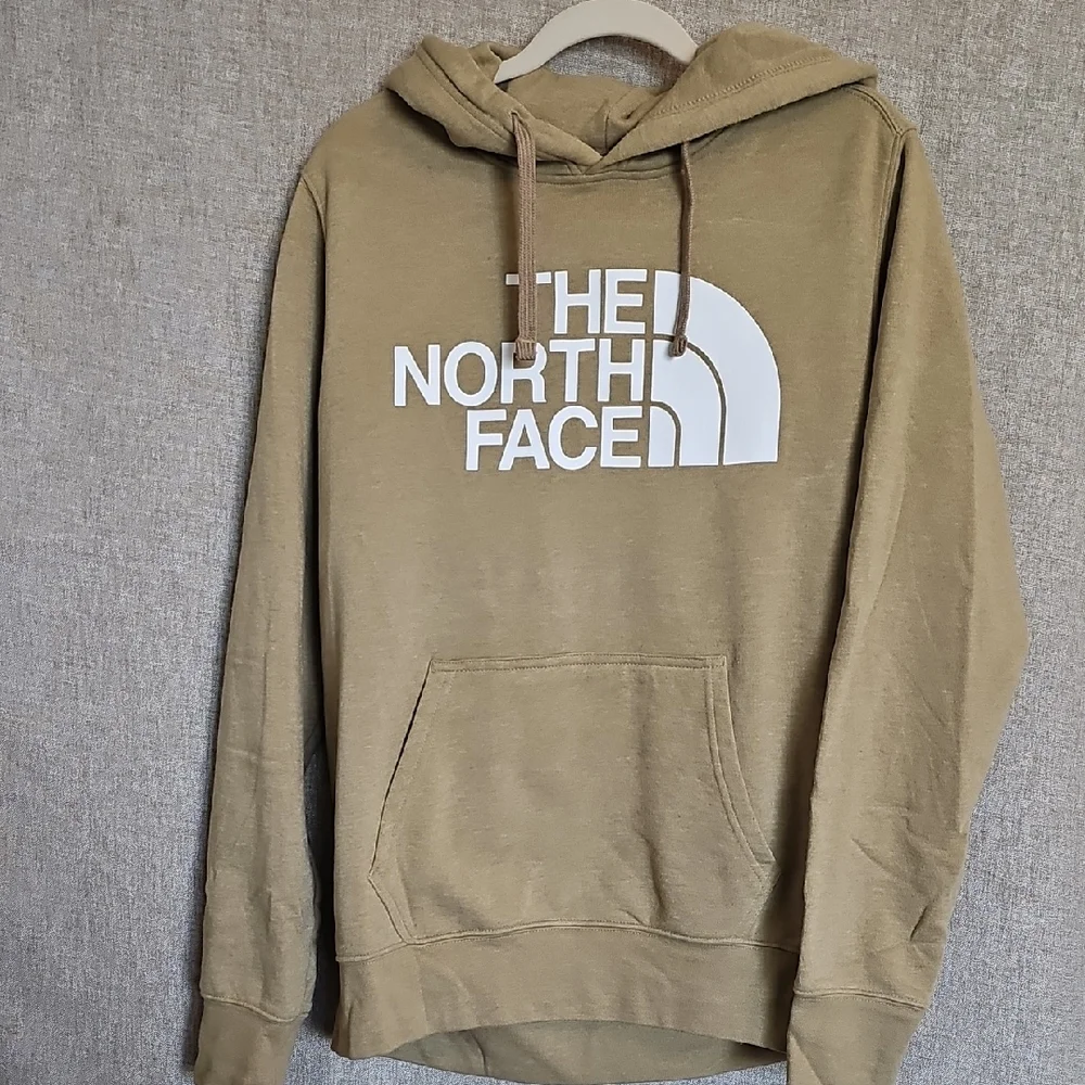 The North Face Men's Olive Green Logo Pullover Hoodie